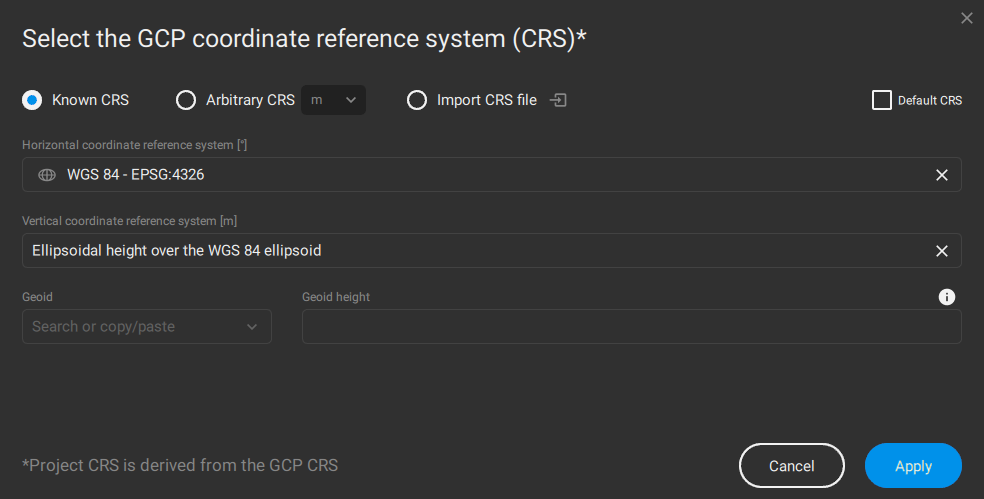 How to use coordinate systems - PIX4Dmatic